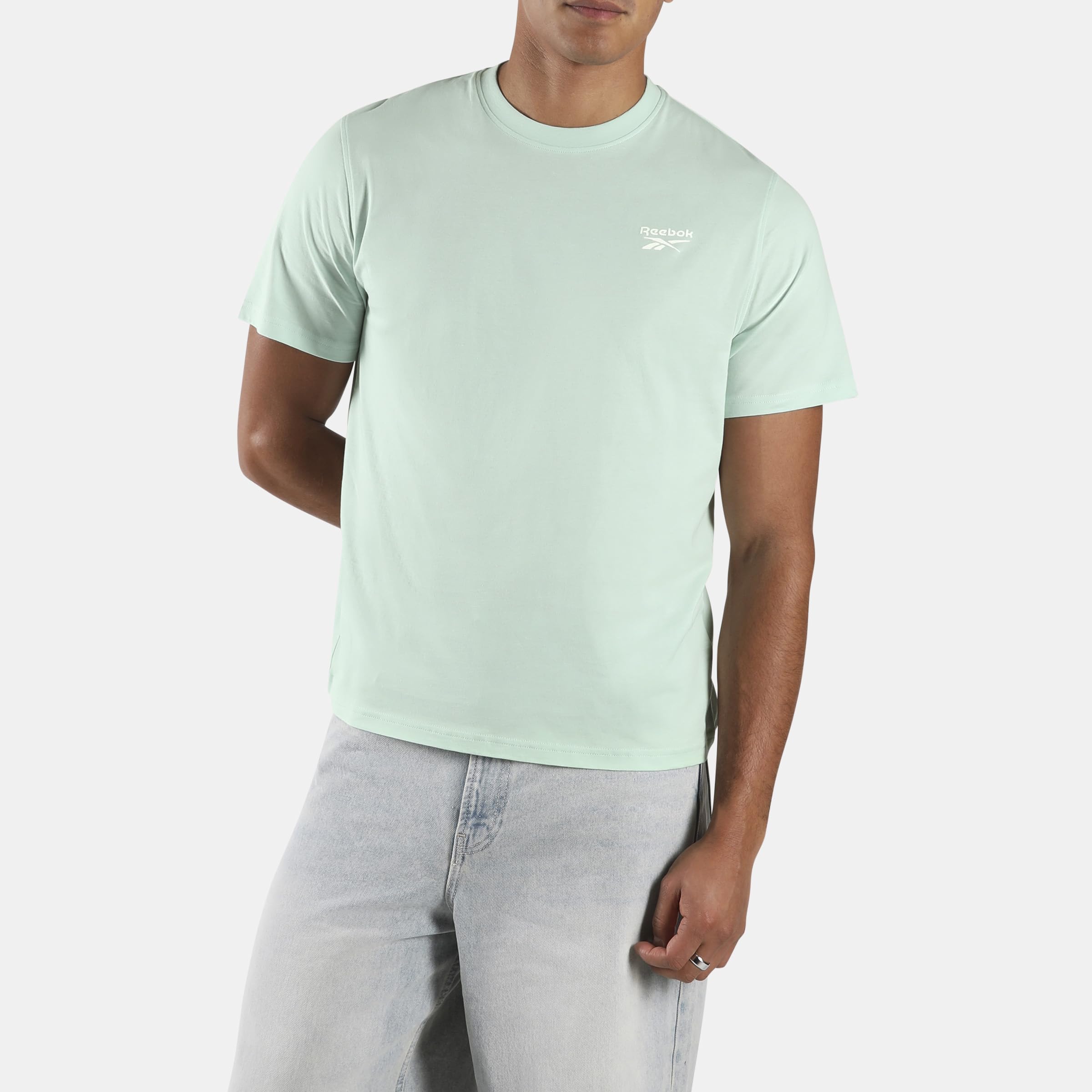 Reebok Cody Small Logo Crew Neck SS Tee Turquoise