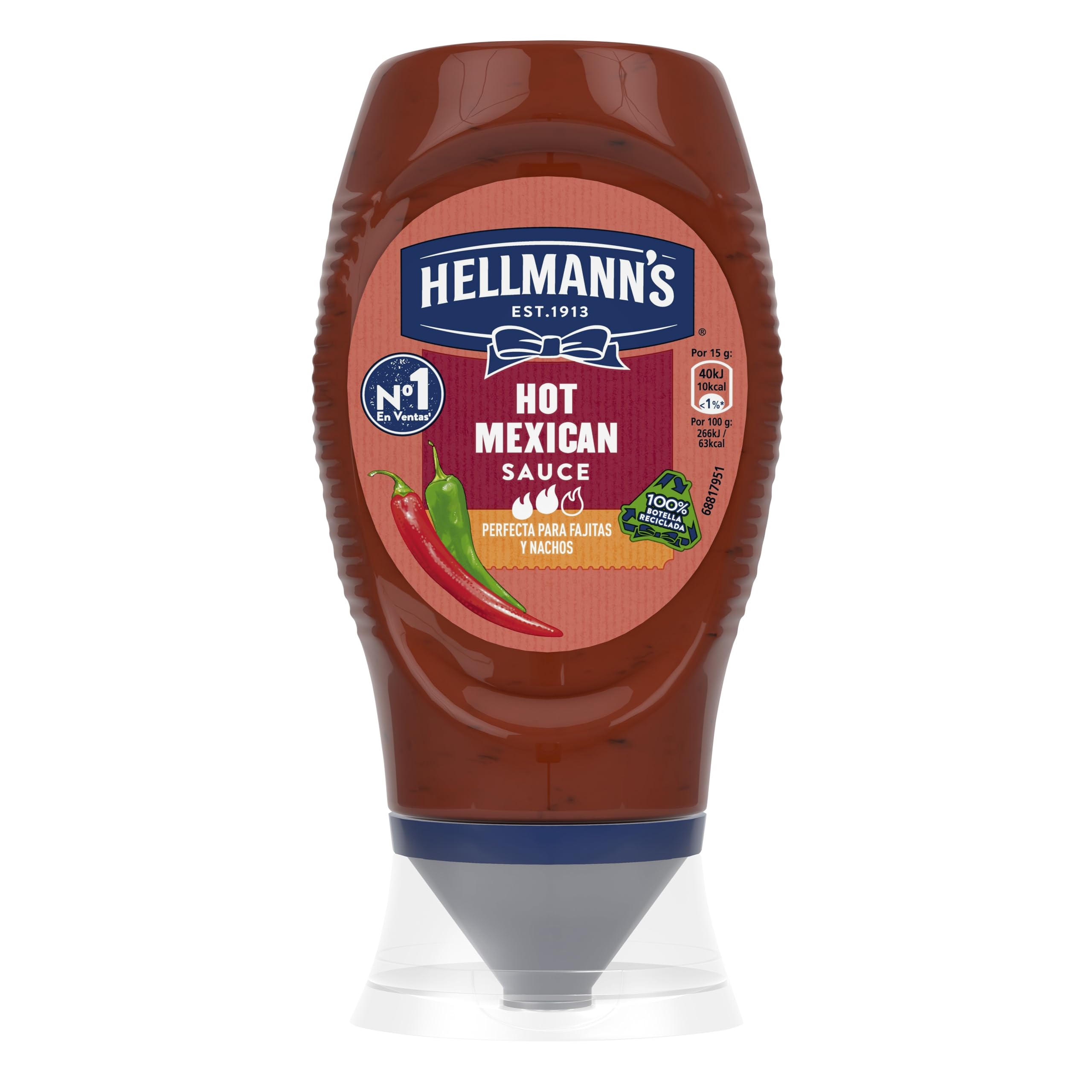 Hellmann's Salsa Hot Mexican Bocabajo 250ml