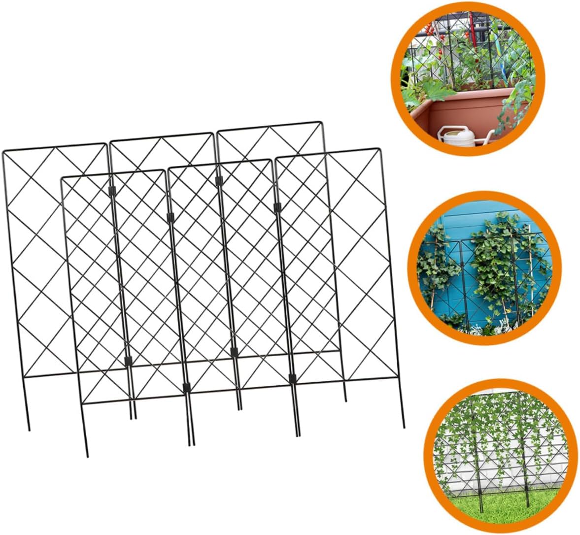 2pcs Garden Plant Climbing Holder Garden Trellis for Tomatoes and Climbing Plants Sturdy Support for Outdoor and Indoor Vines Easy to Install and Foldable Design