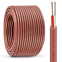 Vista 26 de Cable para termostato - 18/5 10 pies de cobre sólido, calibre 18, 5 conductores, cable de circuito de potencia para equipos de calefacción y aire