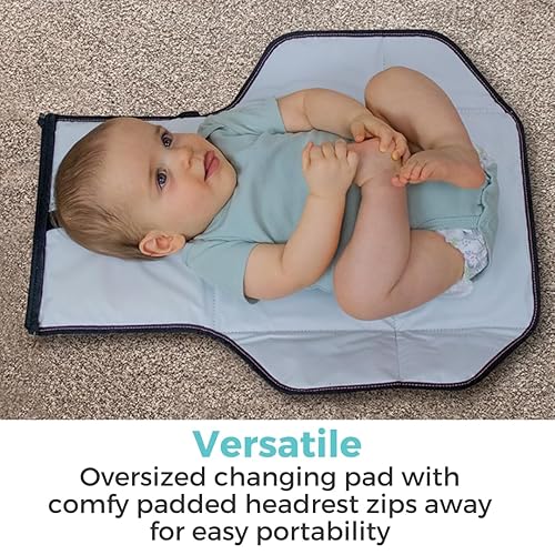 Miniatura 5 de Toddleroo by North States Cambiador de viaje en azul marino