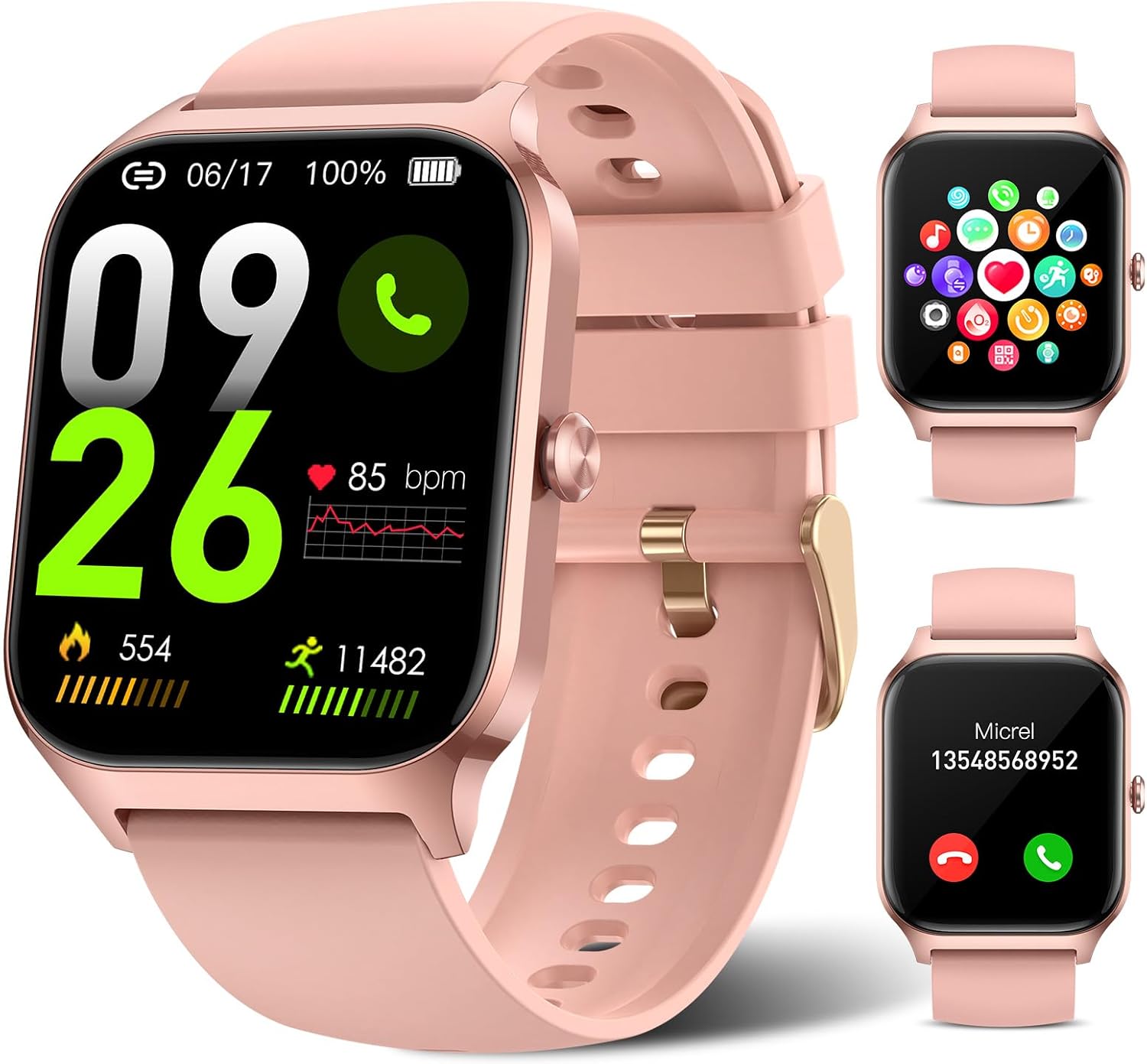 Smart Watch for Women Make Call Answer 1.85” Fitness...