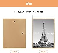 Vista 40 de upsimples - Marco de 12 x 16 pulgadas, color blanco, paquete de 3 marcos de fotos, marco de póster para montaje en pared horizontal o vertical, a