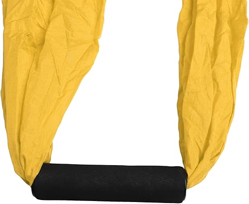 Miniatura 6 de Juego de columpio de yoga aéreo, kit de hamaca de columpio de yoga de poliéster y algodón, con capacidad de 600 libras, incluye bolsa de transporte