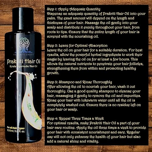 Miniatura 3 de Pakriti Hair Oil - Aceite para el cabello ayurvédico Kerala con hierbas naturales