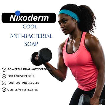 SimplyZen Nixoderm Antibacterial Soap For Skin Problems 120g (Cool Mint)