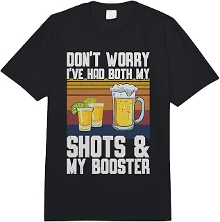 Don't Worry I've Had Both My Shots & Booster Funny Vaccine Comfort Colors Adult Heavyweight T-Shirt
