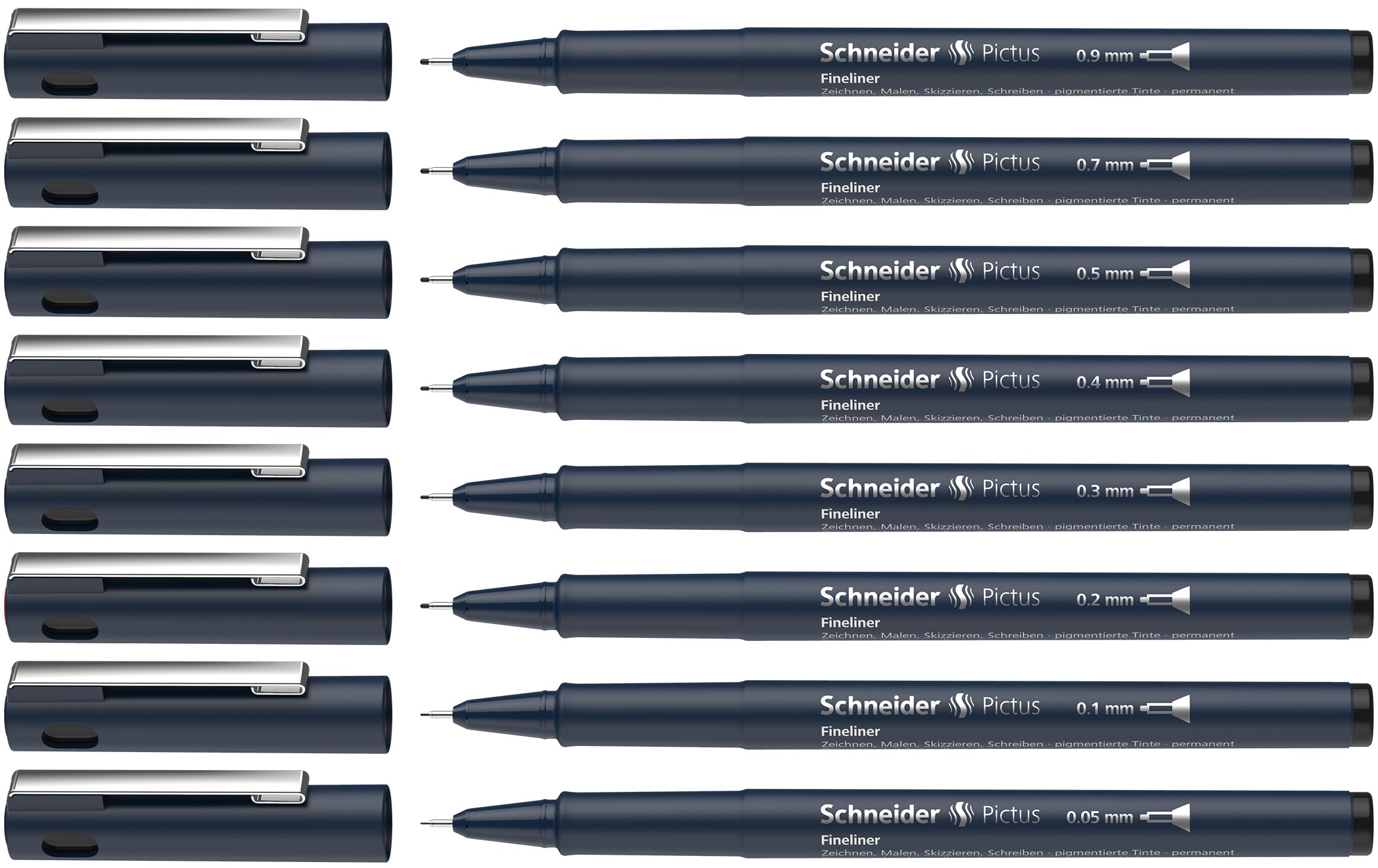 SCHNIDER PICTUS TEKNİK ÇİZİM KALEMİ 8 Lİ BLİSTER 197598