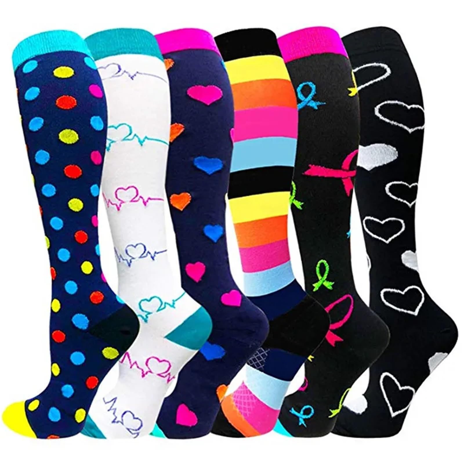 Medias de compresión Calcetines De Compresión For Leggings, Calcetines De Presión For Correr, Fútbol, ​​unisex, Edición Network Red, Calcetines De Presión For Enfermeras, Calcetines For Hombres Para A