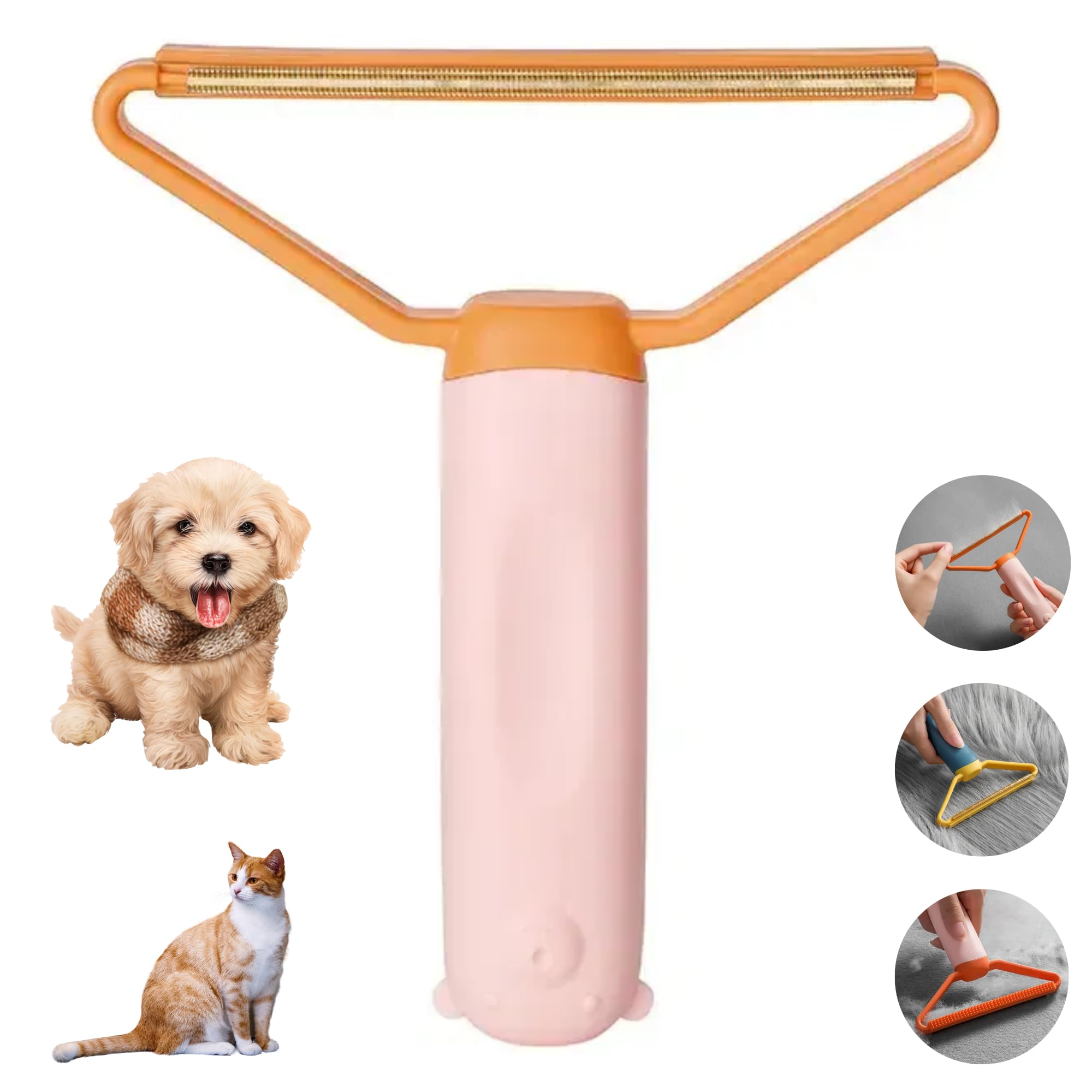 Quita Pelos Mascota: Accesorios para Perros y Gatos Removedor de Pelo. Cepillo Quitapelos y Quita Pelusas para Ropa, Sofá, Cama, Alfombras y Telas. Lint Remover. Lavable y Reutilizable