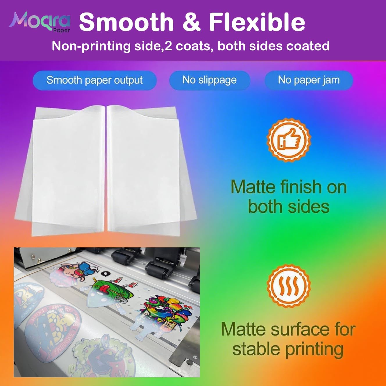 DTF Transfer Film Roll 11.8" x 328ft,Double Sided Matte Clear PreTreat PET Heat Transfer Paper, DTF Film Roll Cold and Hot Peel, Direct to Film for T-Shirts Textile(30cm x 100m)