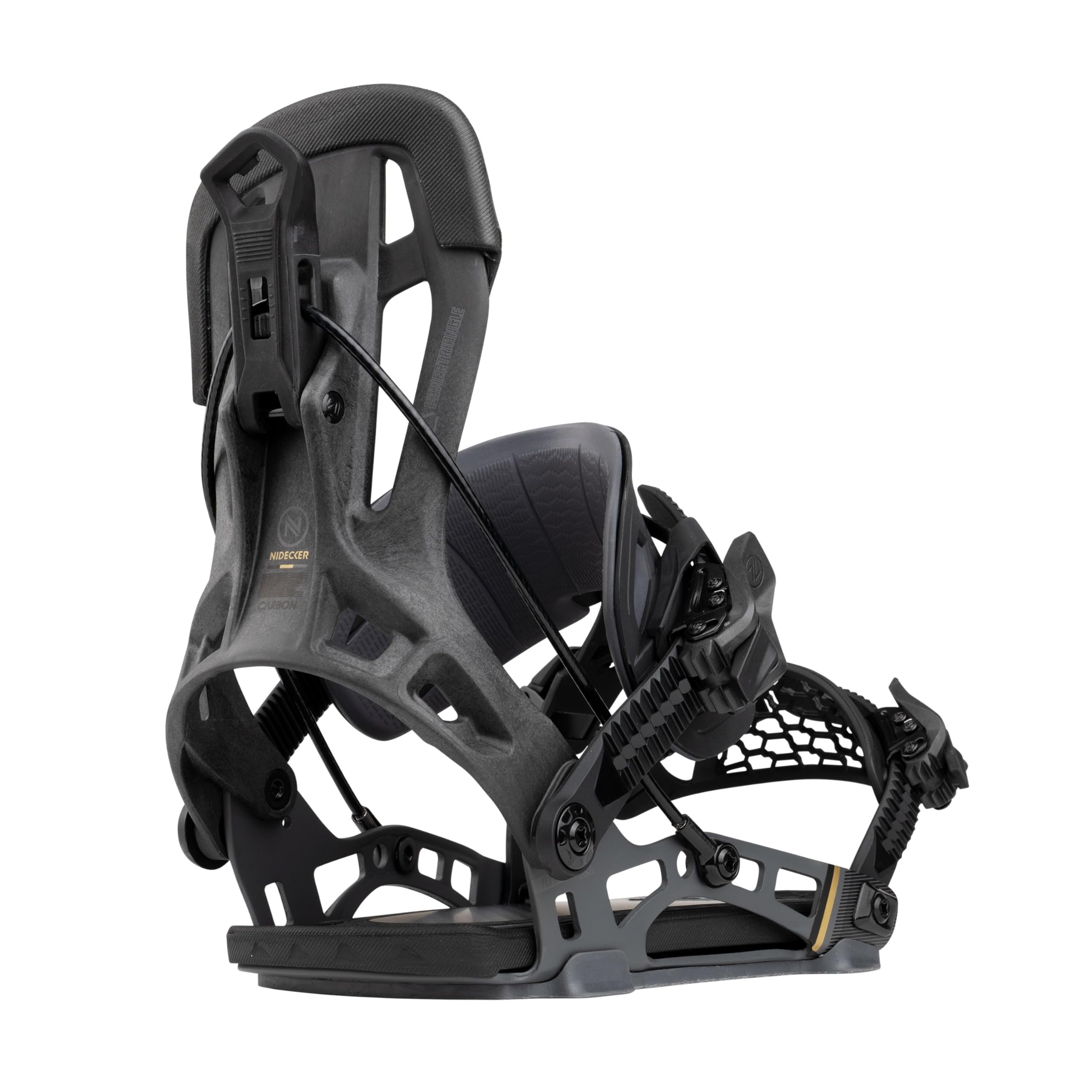 Nidecker Flow Nexus Fusion Medium Black Snowboard Bindings 2025