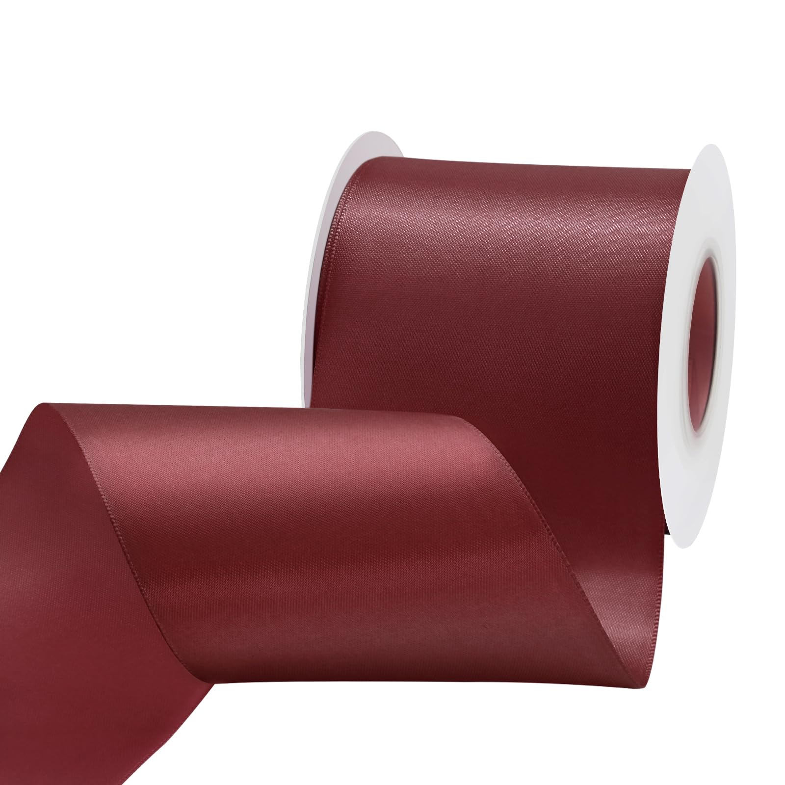 Sherry Satin Ribbon 3 inch X 15 Yards Polyester Ribbon for Gift Wrapping Very Suitable for Weddings Party Hair Bow Invitation Decorations and More