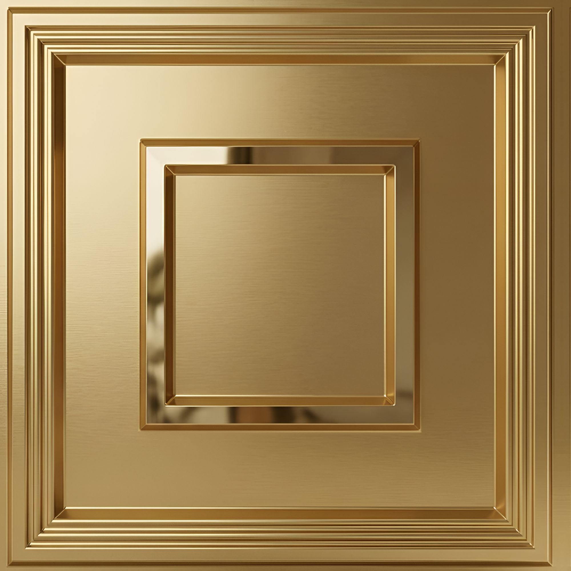 Kayra Decor PVC Ceiling Panel 60x60 cm|Square Panel| Champagne Gold|25 Tiles Cover 100 Sq Ft| Modern False Ceiling|Royal & Elegant Finish-image-28