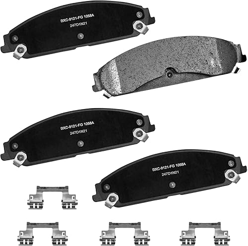 Miniatura 321 de Pastillas de freno delanteras cerámicas Bendix Premium SBC11 para modelos seleccionados Dodge Dart, Ford Fairlane, Falcon, Sedan Delivery, Mustang