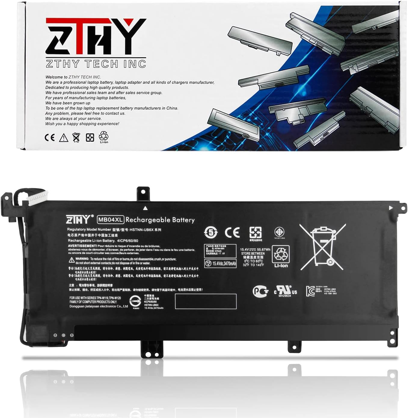 Hp Laptop 15 ZTHY SA04XL Laptop Battery Replaceent For HP Envy
