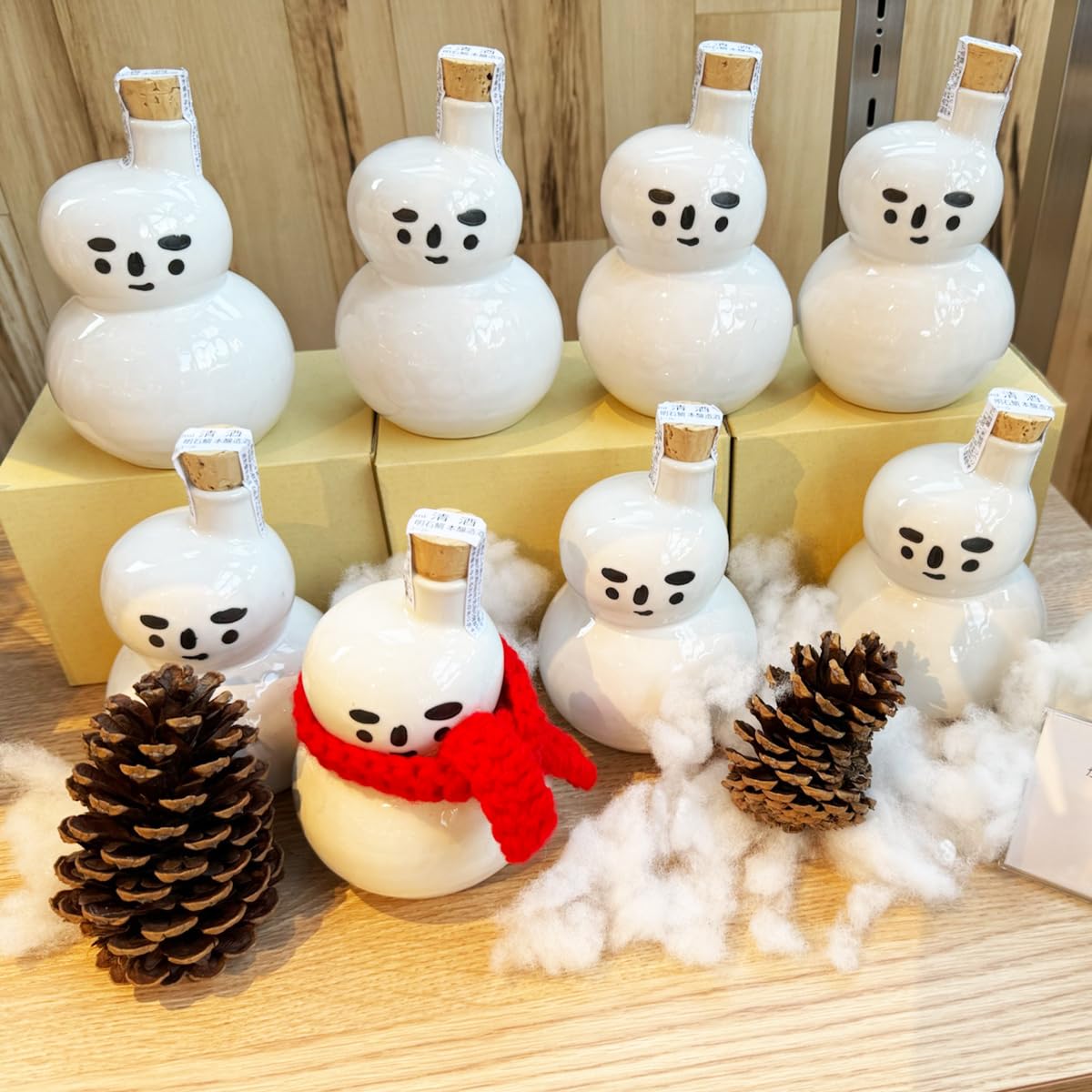 Amazon.co.jp: 明石鯛 ゆきんこ 本醸造 300ml 日本酒 清酒 雪だるま
