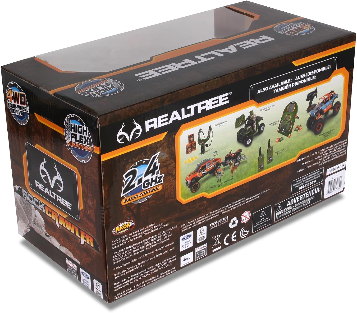 NKOK Ready to Run Realtree R/C Toyota Tundra Rock Crawler