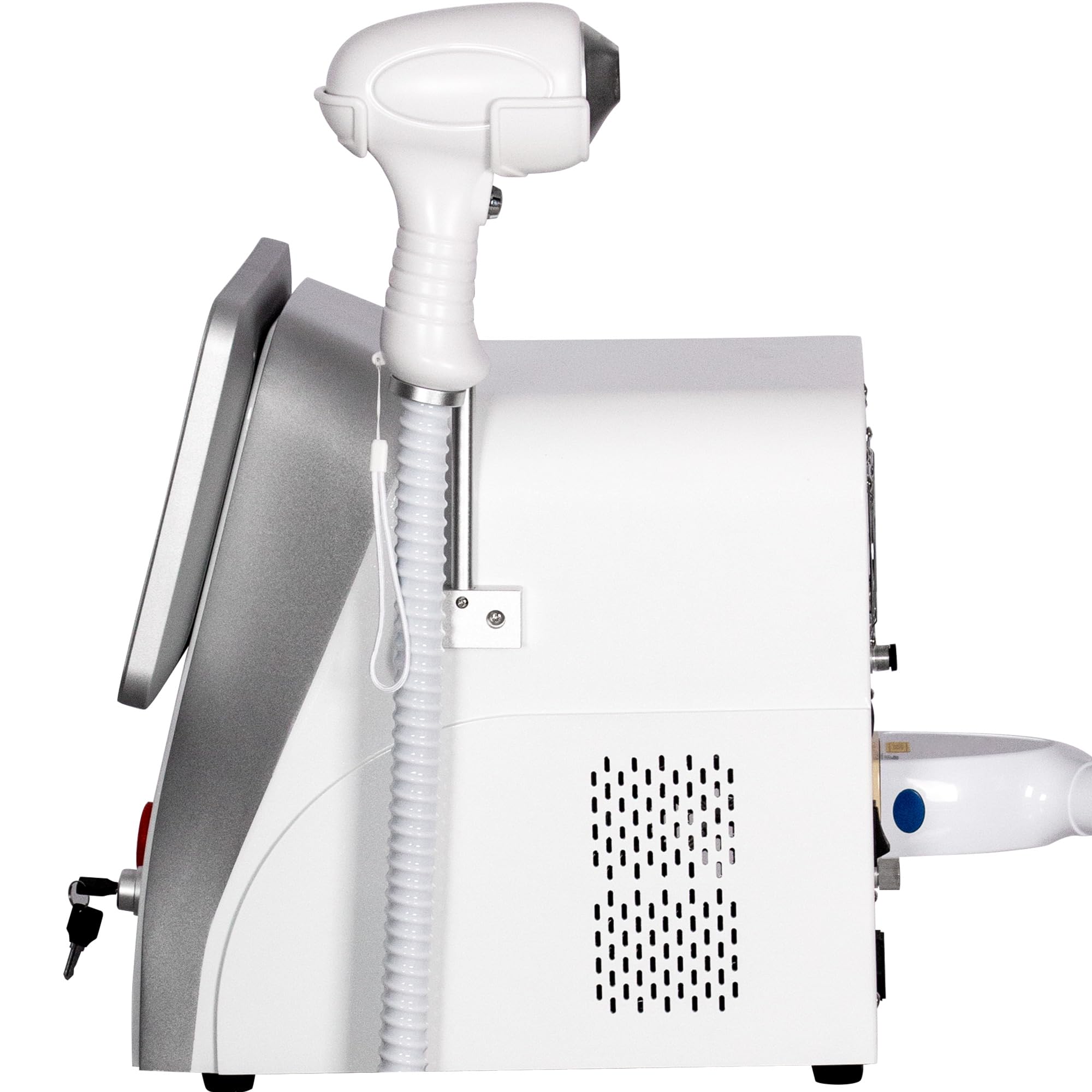 Dispositivo profesional de depilación láser de diodo de 808 nm, depilación permanente e indolora, pantalla de alta definición, con mango refrigerado, apto para uso doméstico y en spas.