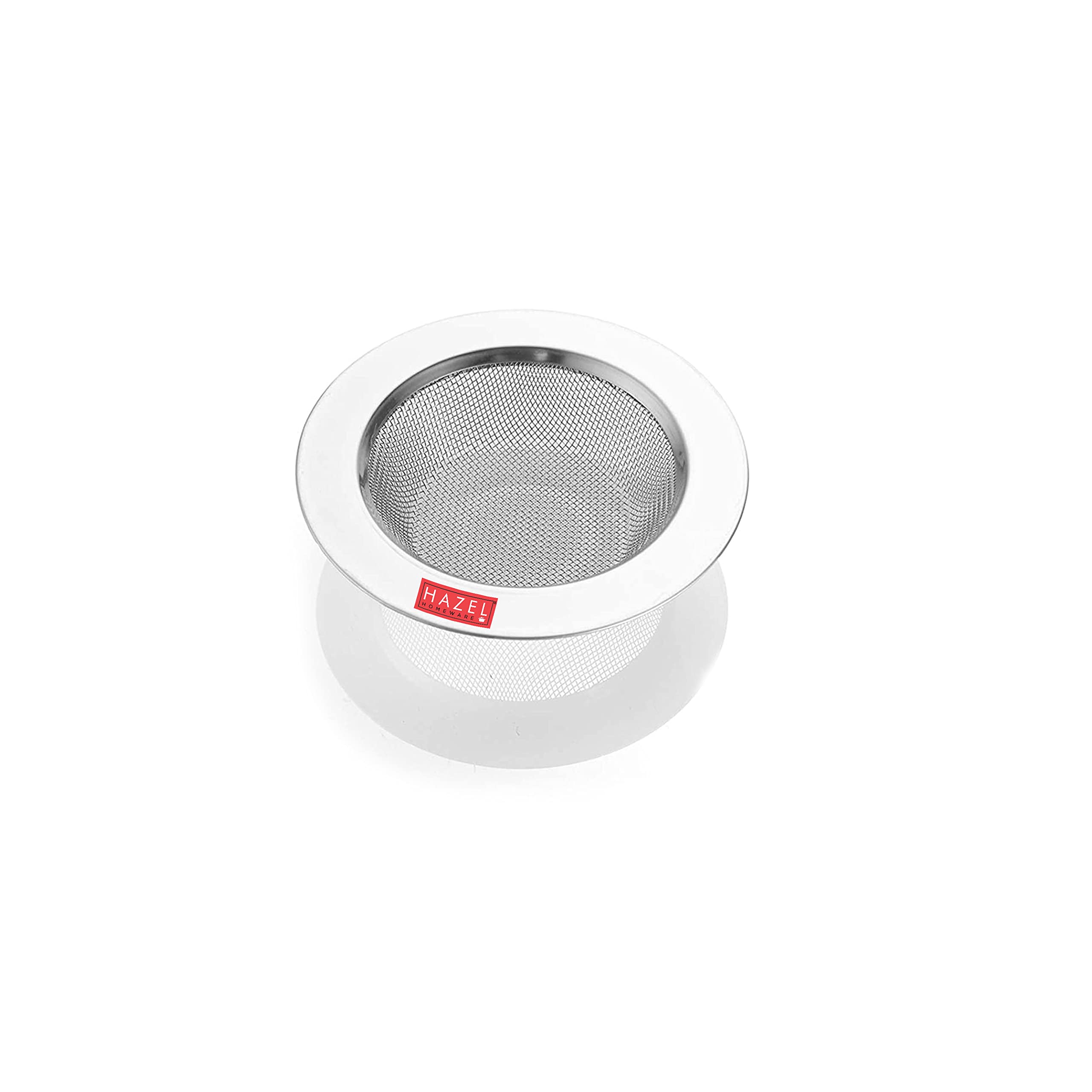 HAZEL Steel Kitchen Sink Strainer | Sink Filter for Waste | Wash Basin Drainer Filter | Stainless Steel Stopper Jali for Kitchen | 6 cm