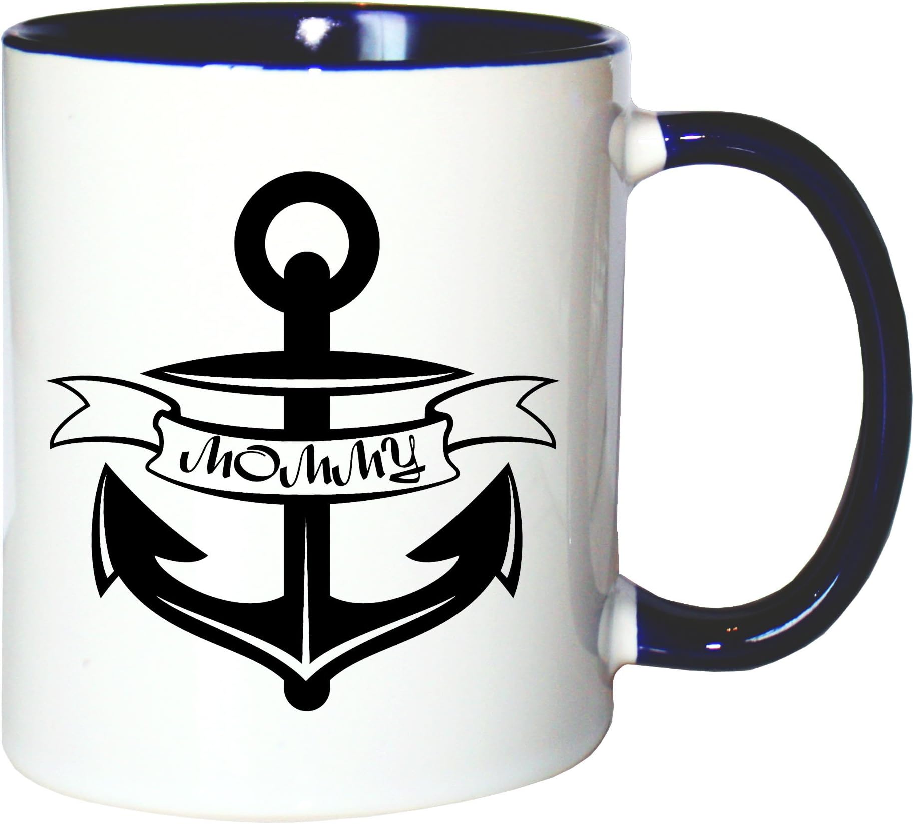 Mister Merchandise Mug Coffee Pot Anker Mommy Mama Anchor Teacup Cup, many colors