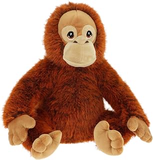 Keel Toys Keeleco Orangutan 27 cm - Plush Toy 100% Recycled - Environmentally Friendly Toy for Children - Stuffed Toys for Children