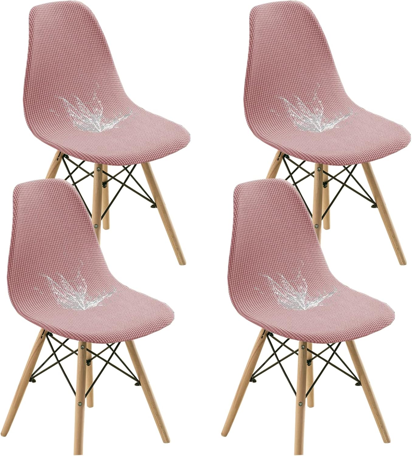 Bestenrose Water Resistant Shell Dining Chair Cover Jacquard Stretch