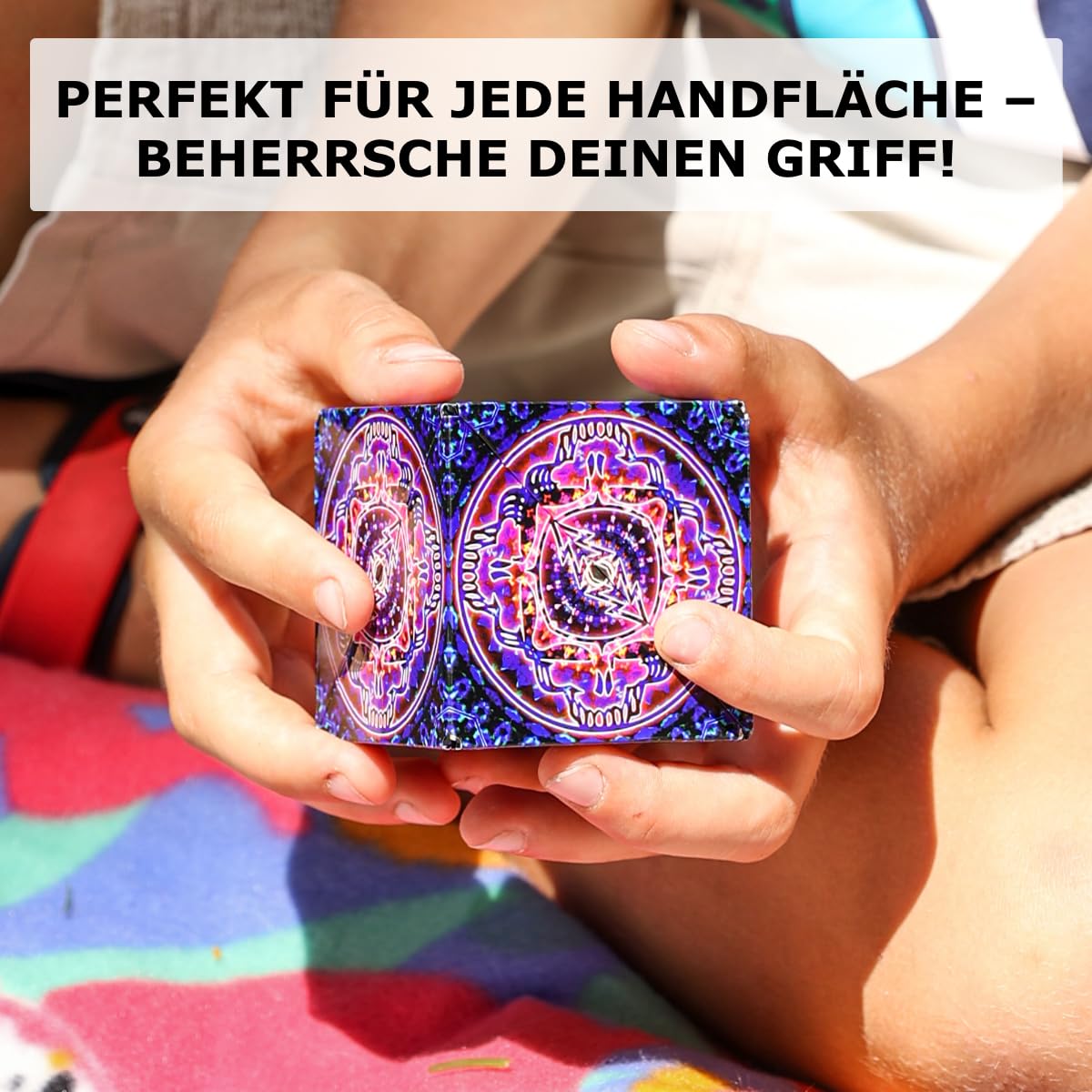 Shashibo Formwechsel-Box – Preisgekrönter, patentierter Zappelwürfel mit 36 Seltenerdmagneten – lässt Sich in über 100 Formen verwandeln (Blue Planet)