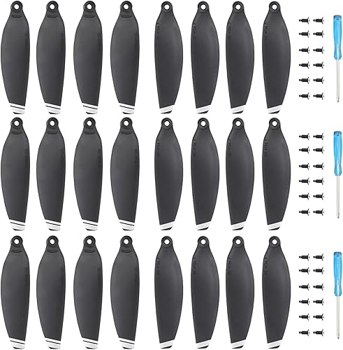 (24 piezas) Mavic Mini Hélices, accesorios de repuesto para drones de bajo ruido y de liberación rápida, compatibles con DJI Mavic Mini