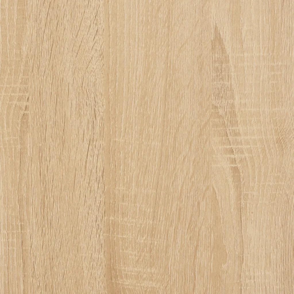 Helloshop26 Armadietto a dischi classico con ampio spazio di archiviazione 85 x 38 x 48 cm in legno di ingegneria rovere Sonoma 02_0049110