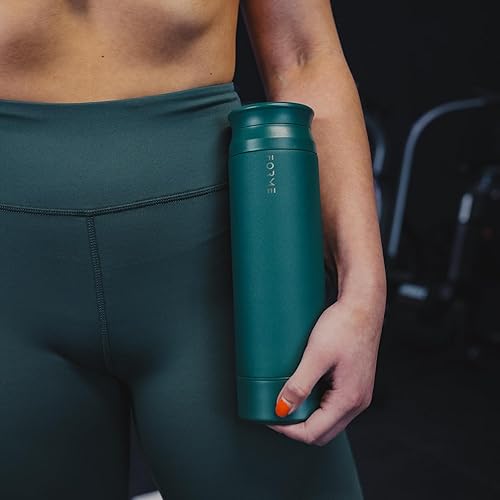 Miniatura 6 de FORME Shaker - Coctelera de proteínas de acero inoxidable con aislamiento al vacío de doble pared - bebidas frías y calientes - Contenedor de