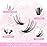 FADLASH DIY Lash Clusters Individual Eyeslash Extensions 40D Volume Eyelash Clusters Soft Band Wispy Natural Eyelash Extension Large Tray (40D-0.07-D, 8-16mm)