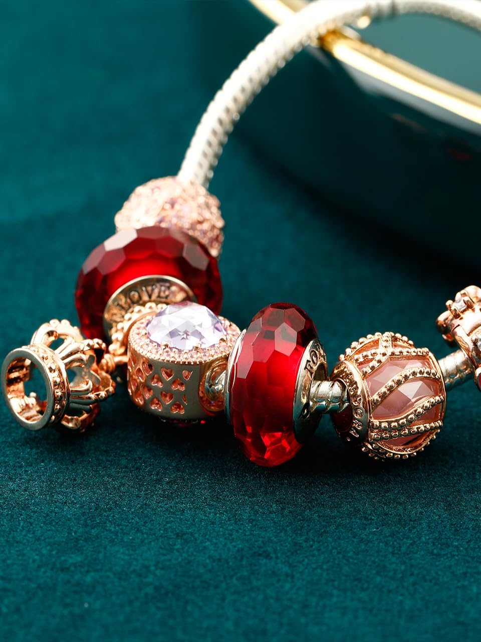 2pcs Original Handmade Murano Glass Charms for Pandora Bracelets, 925 Sterling Silver Charms for Bracelets, DIY Bead for Women, Jewelry Gifts for Women - Image 5