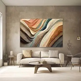 Quadros Decorativos para Quarto Sala 130x90 Abstrato Moderno Horizontal Grande Escritório Hall