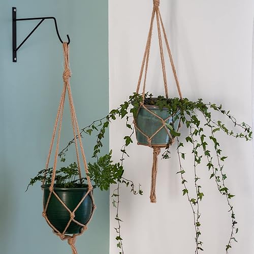 Miniatura 5 de jijAcraft Cuerda de yute de 516 pulgadas, cuerda de yute natural de 66 pies, cuerda de cáñamo fuerte, cuerda de yute gruesa marrón, cuerda