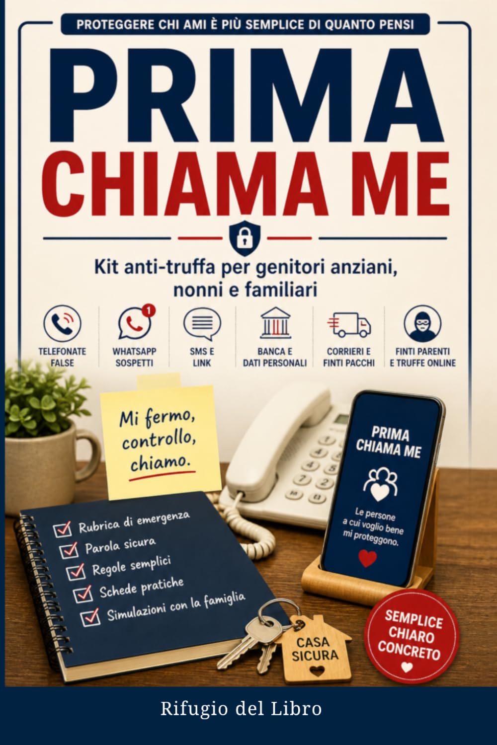 Prima chiama me: Kit anti-truffa per genitori anziani, nonni e familiari