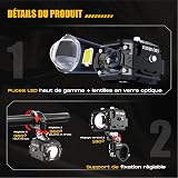 Future Eyes F150 LED Faretti Moto Fari Aggiuntivi Moto Fendinebbia Moto - 2