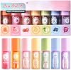 Jugaoge 7 Piece Fruity Lip Oil Collection Non Greasy Moisturizing Lip Gloss Enriched with Natural Oils for Soft Lips Type A One Size