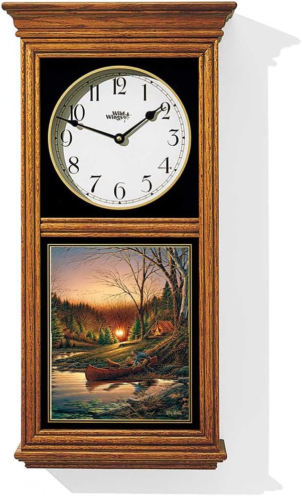 Wild Wings Morning Solitude Regulator Clock by Terry Redlin