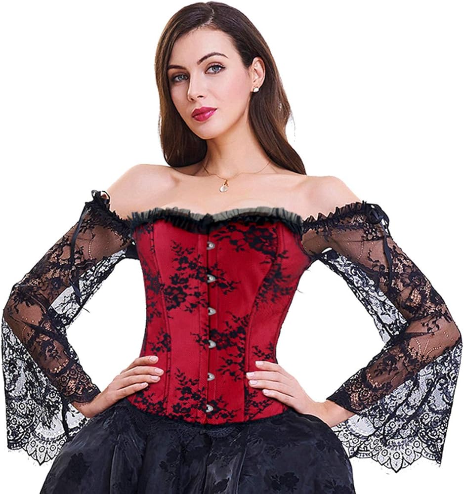 Amazon.com: Kimring Women's Victorian Steampunk Overbust Corset