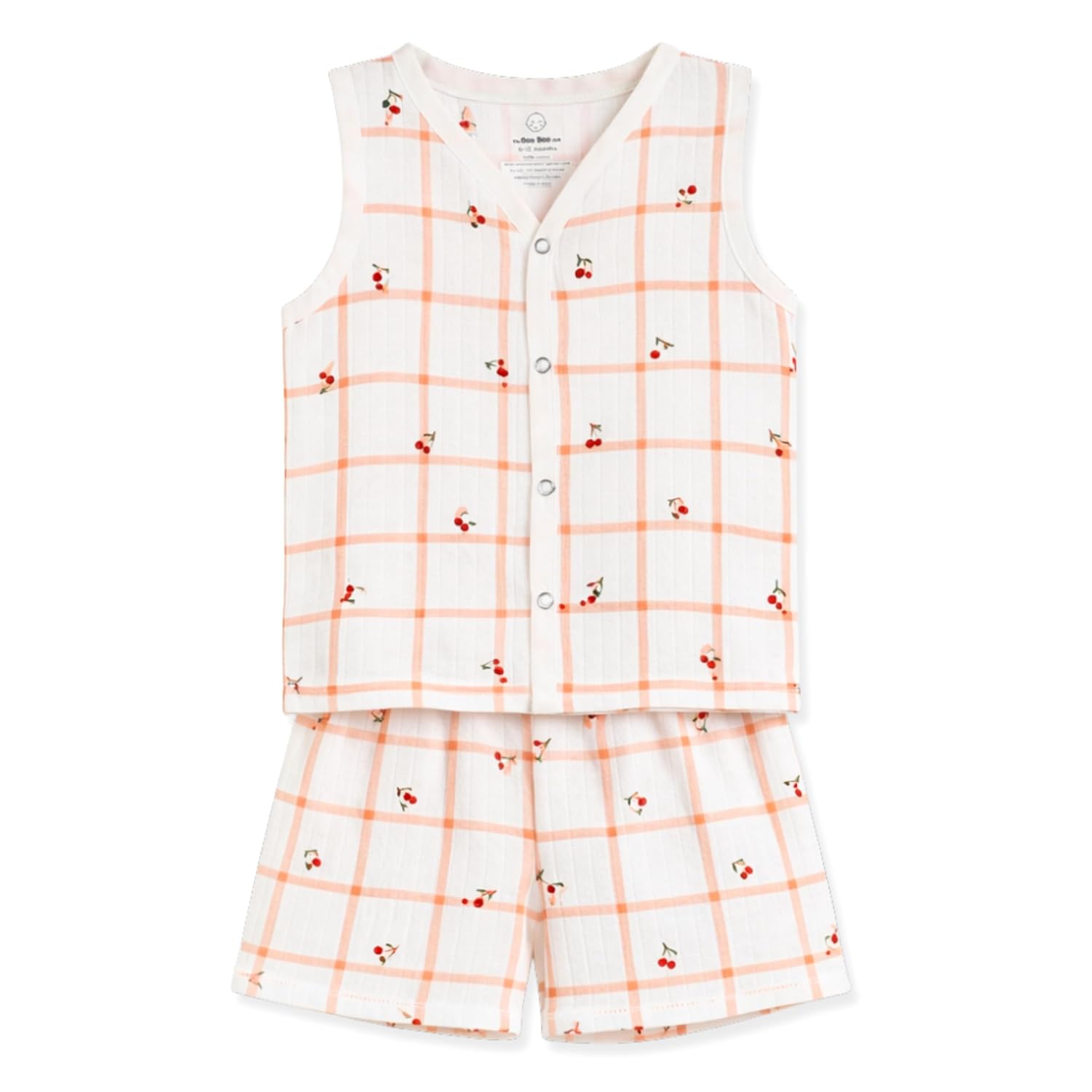 The Boo Boo Club Muslin Cotton Printed Jhabla and Short Set | GOTS Certified Organic Cotton | Sleeveless Button Vest | Kid... - Review, Price and Buying Guide