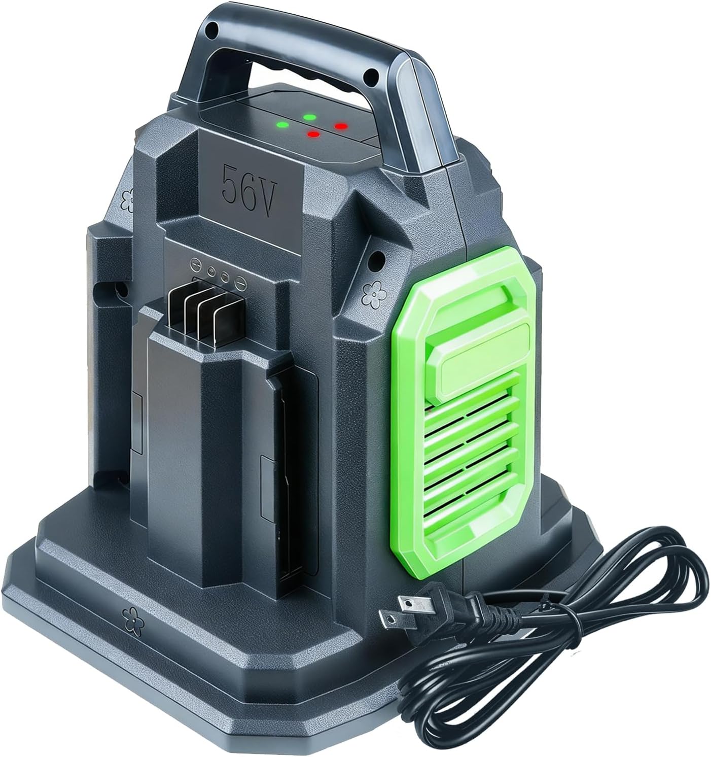 DTK Replacement for EGO 56V Dual Battery Charger Lithium-ion Dual Port BA2800 BA4200 BA1400 CH3200 CH5500 CH2800D