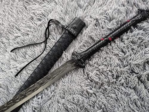 Miniatura 8 de Espada china hecha a mano Real Beat Saber de acero de alto carbono aleación accesorios Kung fu