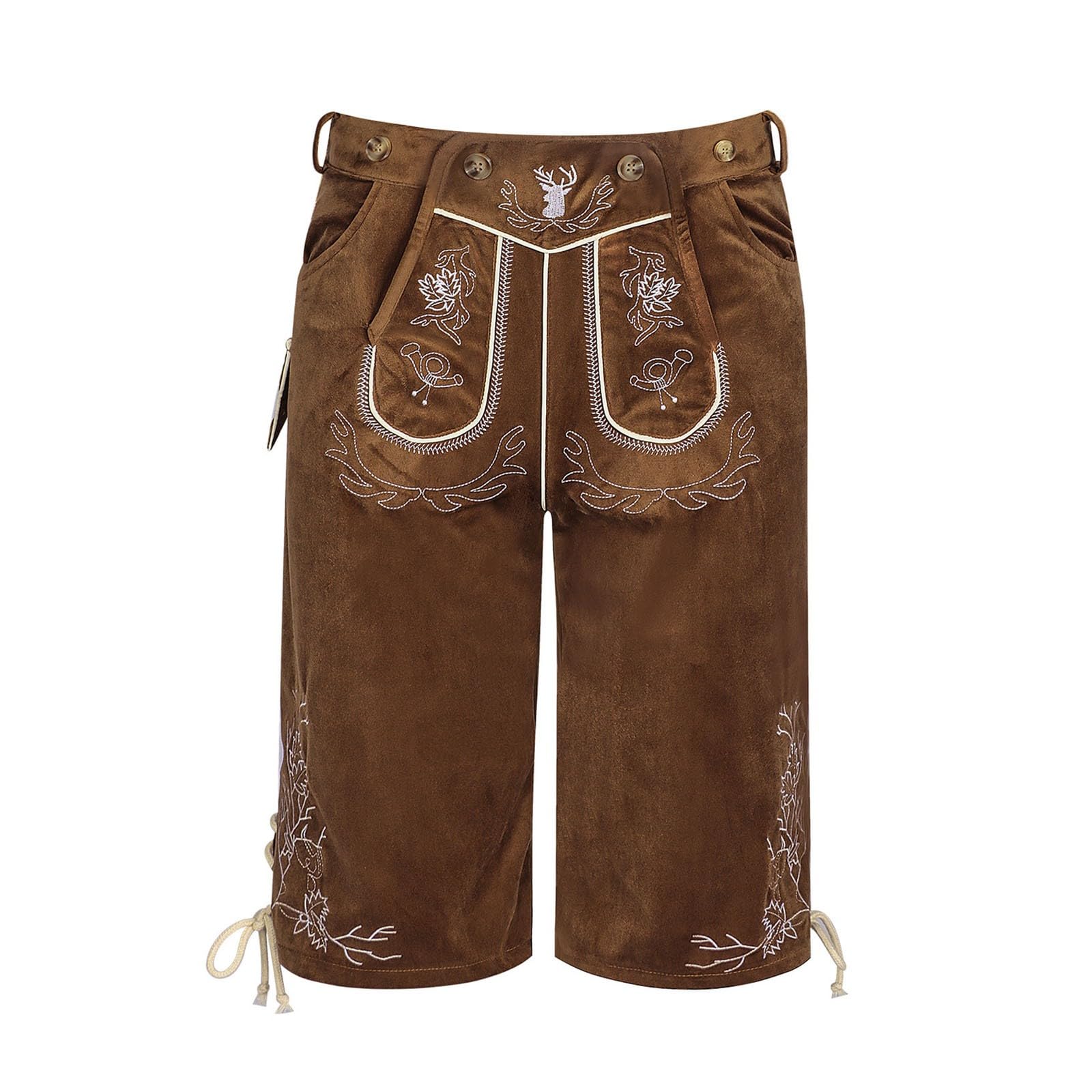 Generisch -Outfit mit Hosenträgern traditionelle Cosplay-Kleidung für Damen Herren robuste Tracht mit authentischem Design perfekt für Feste Feiern