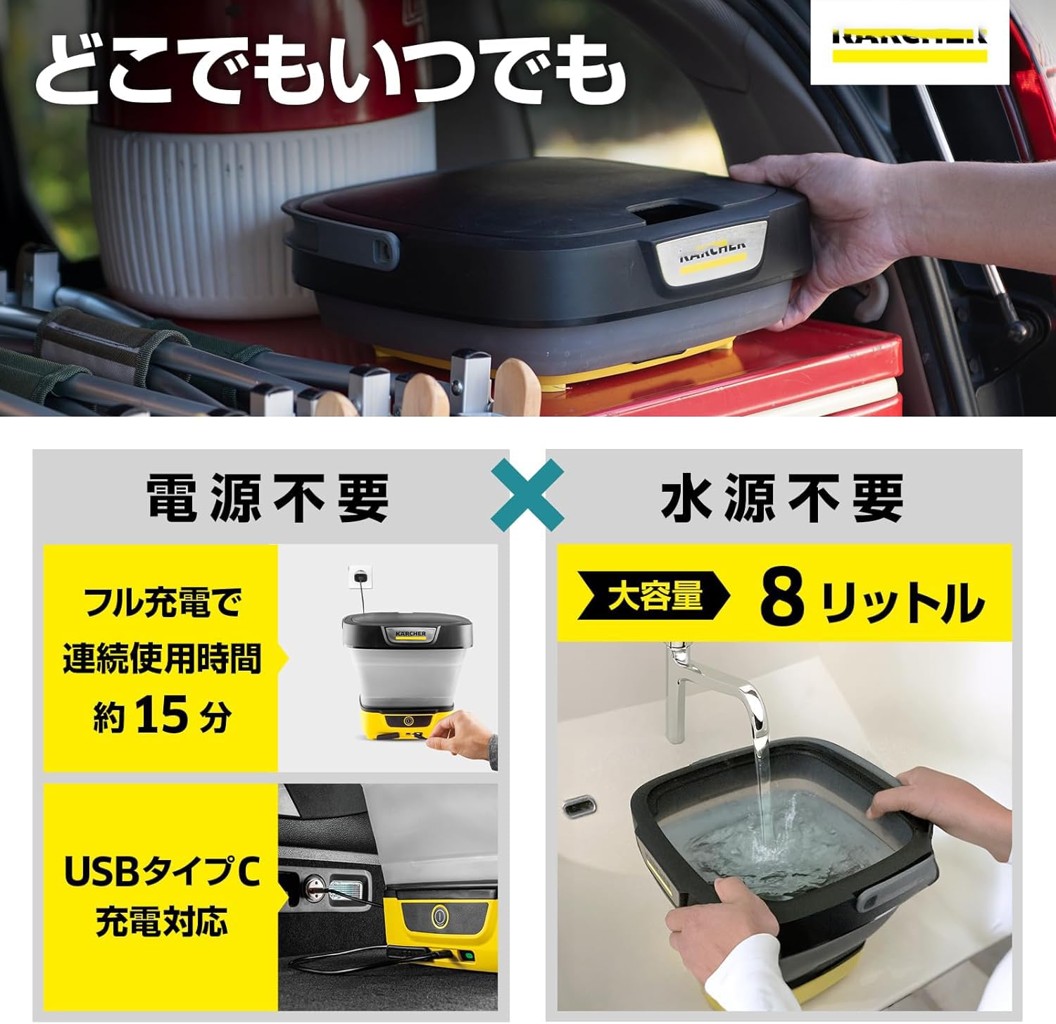 Amazon | 【エアコン掃除セット】 OC 3 Foldable コードレス USB