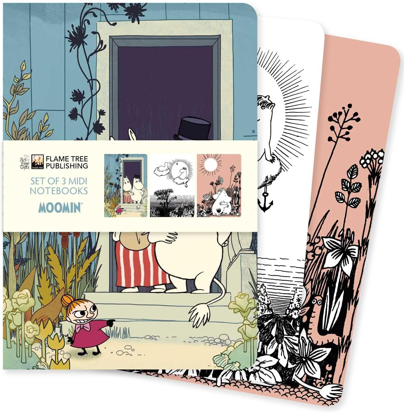 Moomin Set of 3 Midi Notebooks (Midi Notebook Collections)