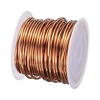 Vista 124 de MECCANIXITY - Alambre magnético de calibre 46 AWG - 0.04mm Hilo de cobre esmaltado - Bobina de alambre magnético de 14669 pies (4471m) - 50g Grado F