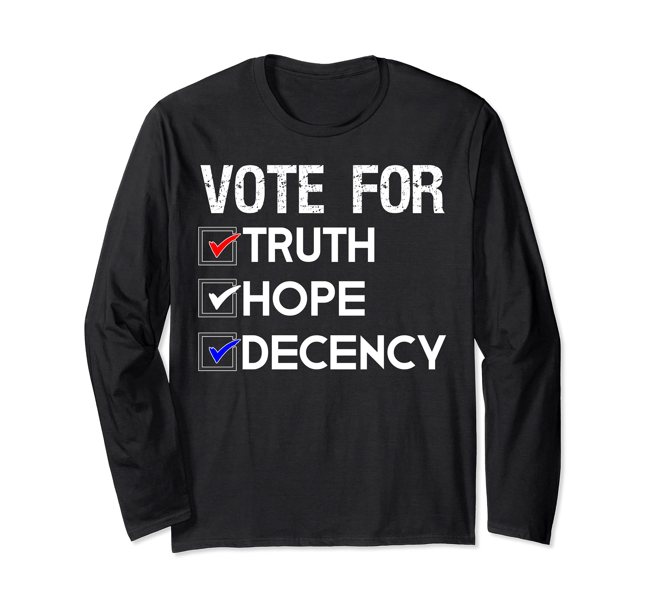 2020 US Elections Shirts Apparel LKTeesUS 2020 Elections November 3rd Presidential Vote For Truth Long Sleeve T-Shirt
