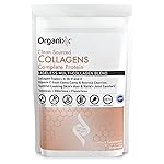 Organixx Collagen Peptides Powder with Vitamin C, Types I, II, III, V, X Hydrolyzed Collagen, Hair, Nail, Skin, Bone & Joint Health, Aging Support, Clean Sourced, Gluten Free, Unflavored, 20 Servings