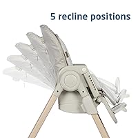 Vista 54 de Maxi-Cosi Minla - Silla alta 6 en 1 para bebés y niños pequeños, silla alta plegable portátil, tela EcoCare, 9 alturas, 5 reclinables, 4 posiciones